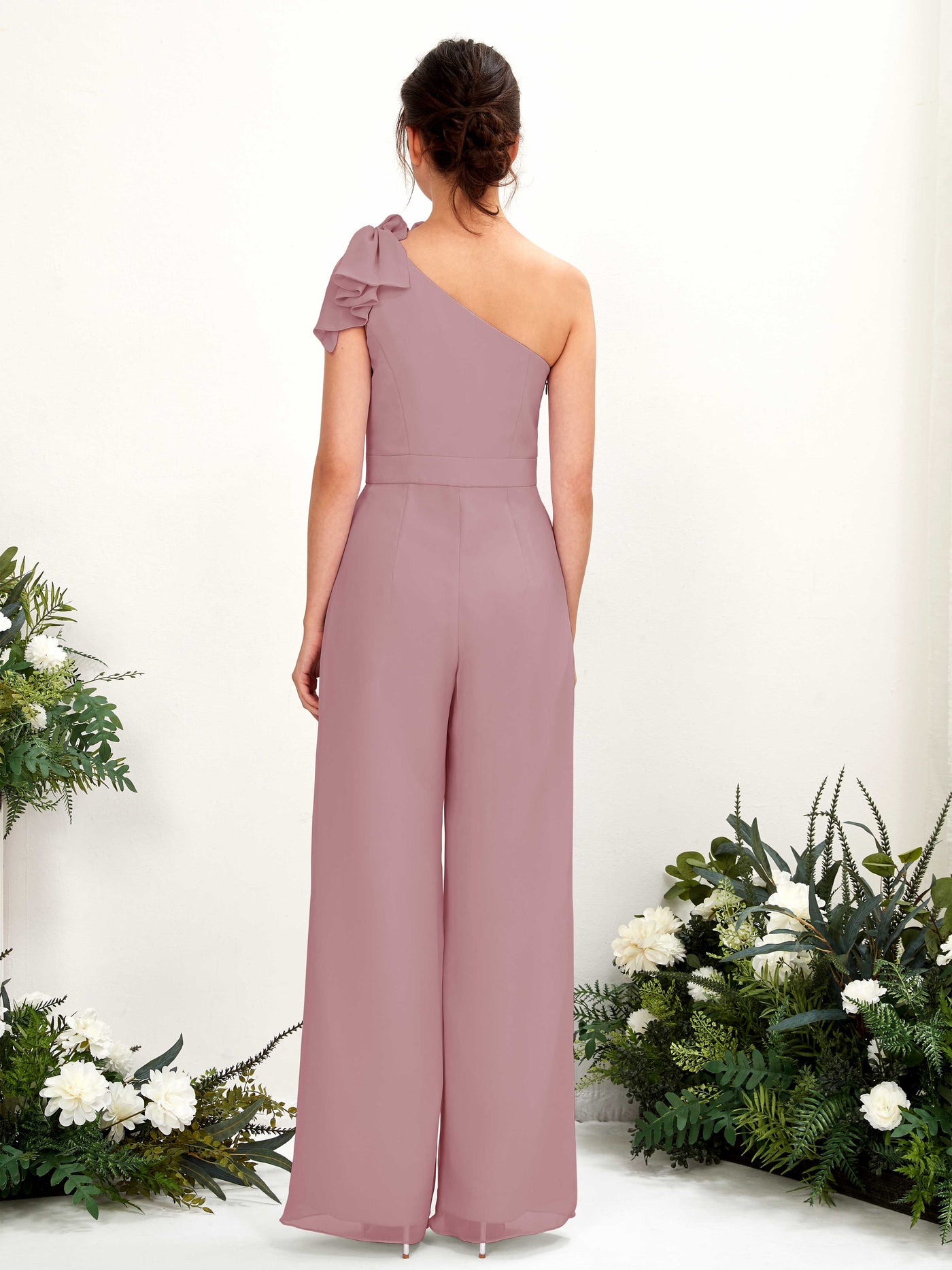 Carlyna Mono Un Hombre Hasta el suelo Vestidos de dama de honor Malva Clásico #color_malva-cl-sico