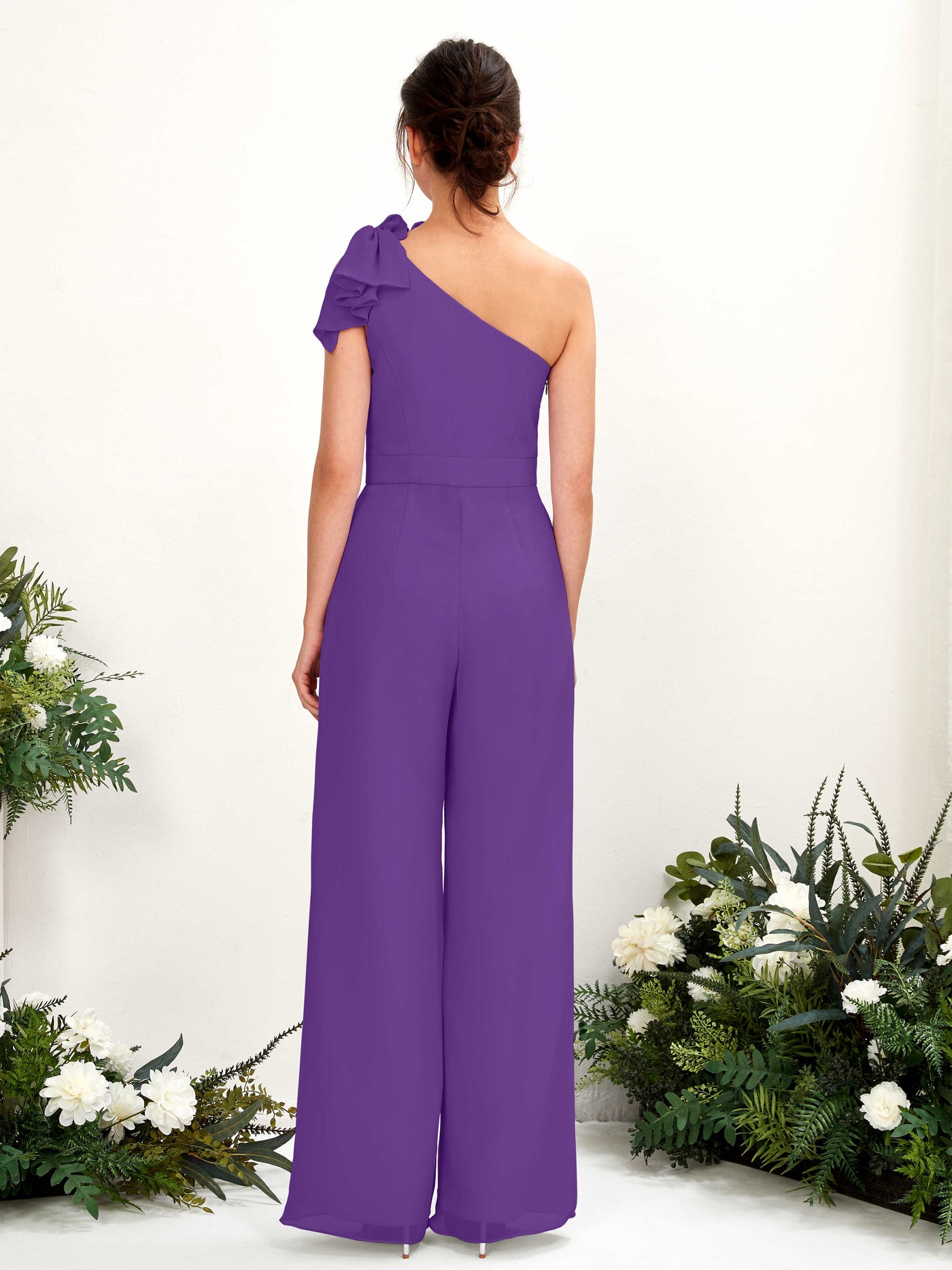 Carlyna Mono Un Hombre Hasta el suelo Vestidos de dama de honor Regencia #color_regencia
