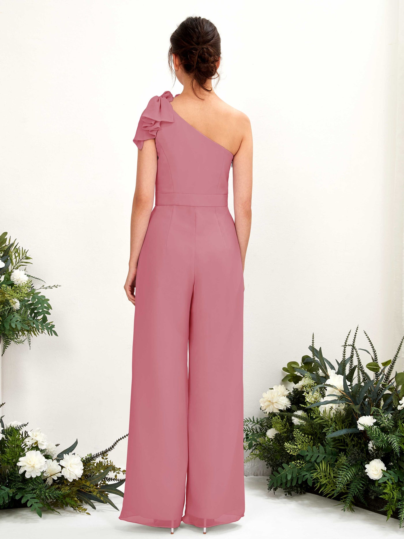 Carlyna Mono Un Hombre Hasta el suelo Vestidos de dama de honor Rosa Del Desierto #color_rosa-del-desierto