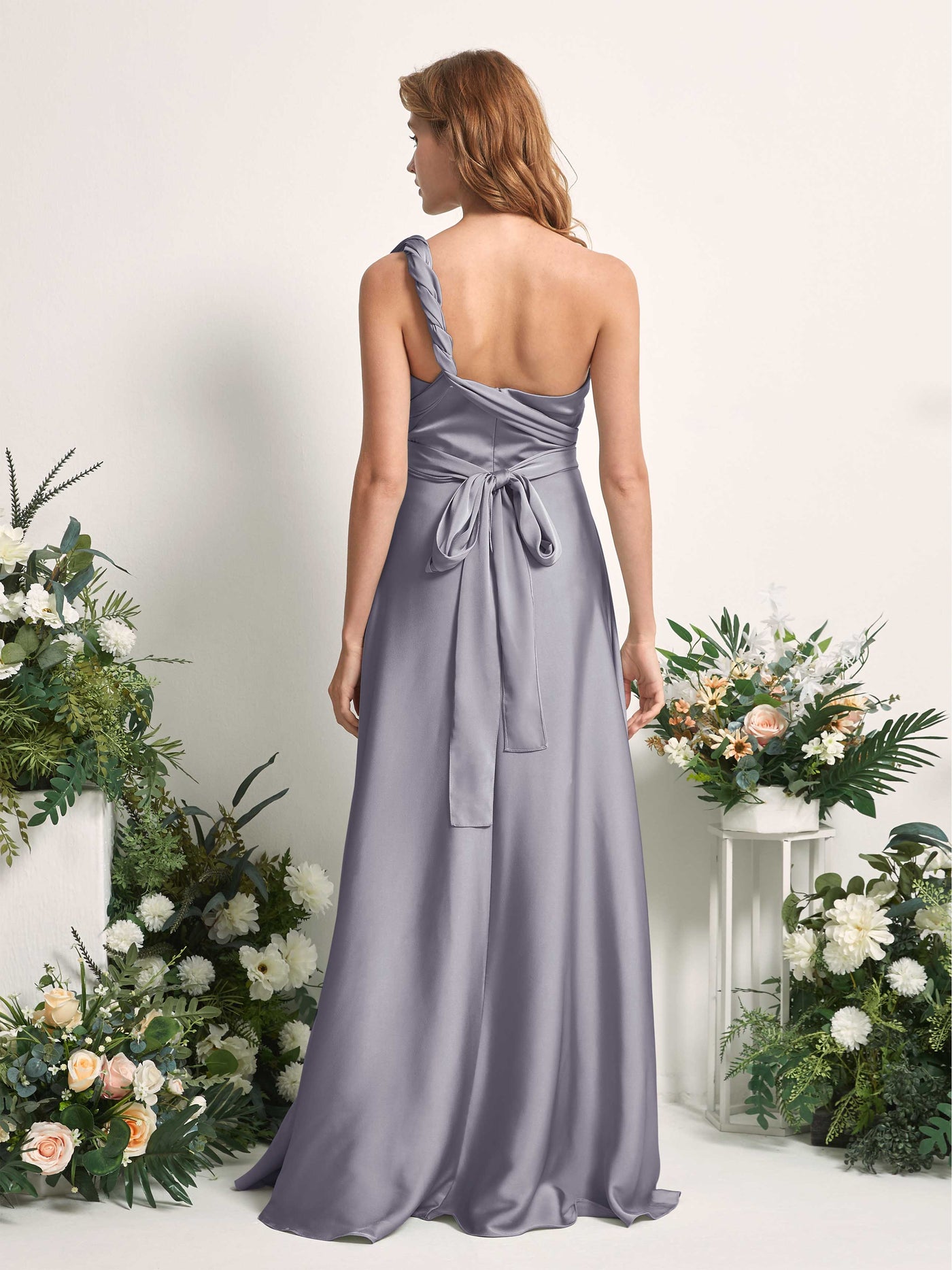 Carlyna Vestido línea A cuello de corazón hasta el suelo dama de honor Niebla Púrpura #color_niebla-p-rpura