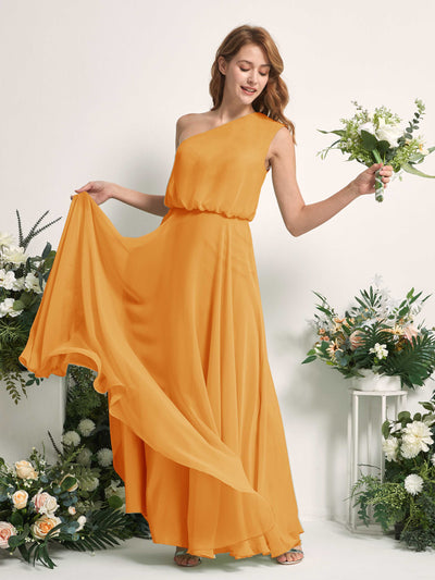 Carlyna Vestido Línea A Un Hombre Hasta el Suelo Vestidos de Dama de Honor Mango #color_mango